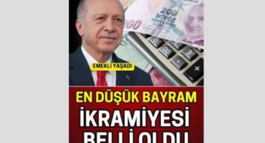 İkramiye açıklandı 