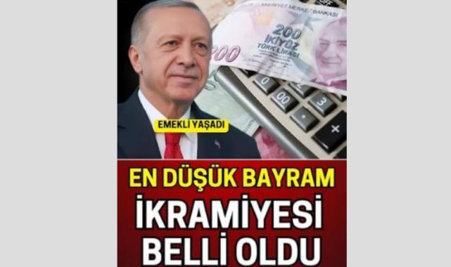 İkramiye açıklandı 