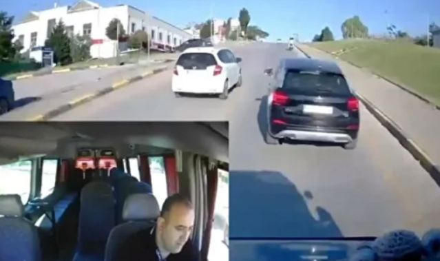 Trafikte yol kesti